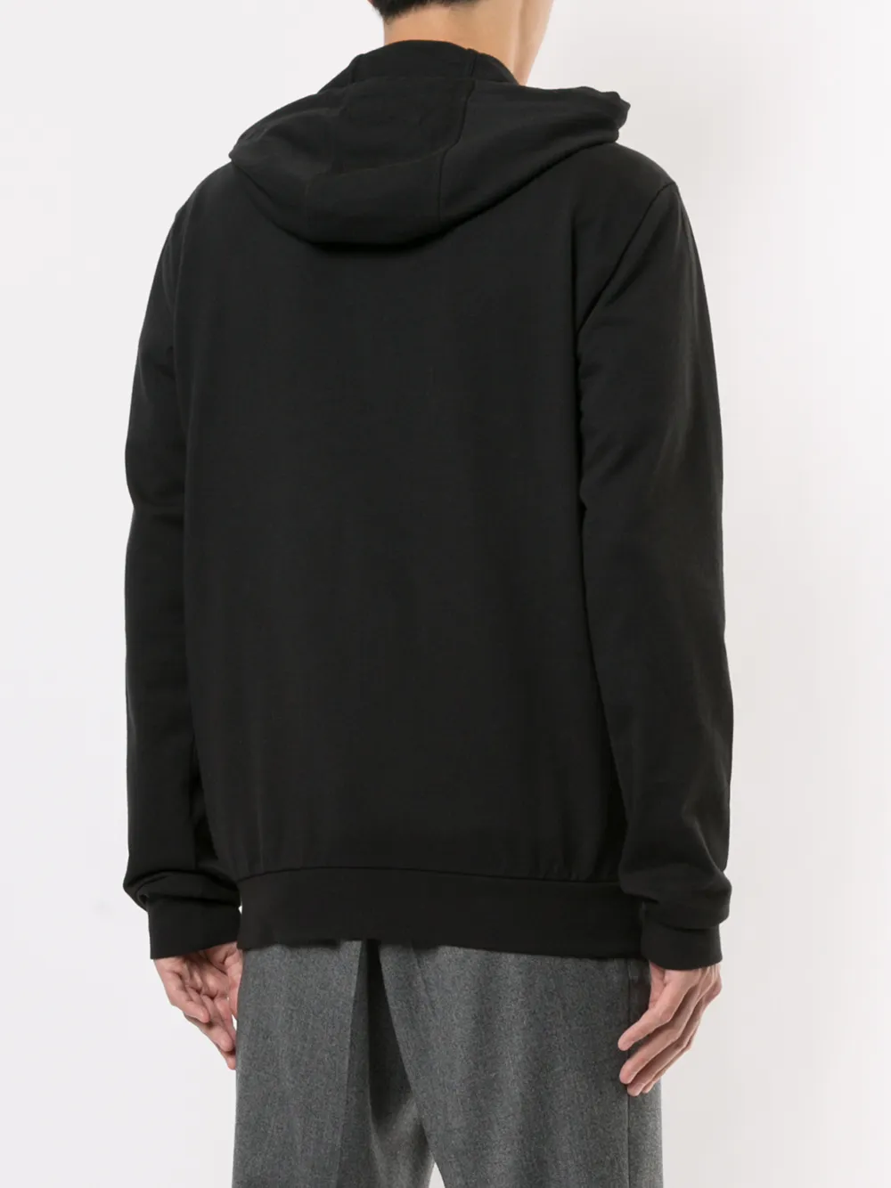 Emporio armani ea7 7 lines reflective large logo hoodie Clearance