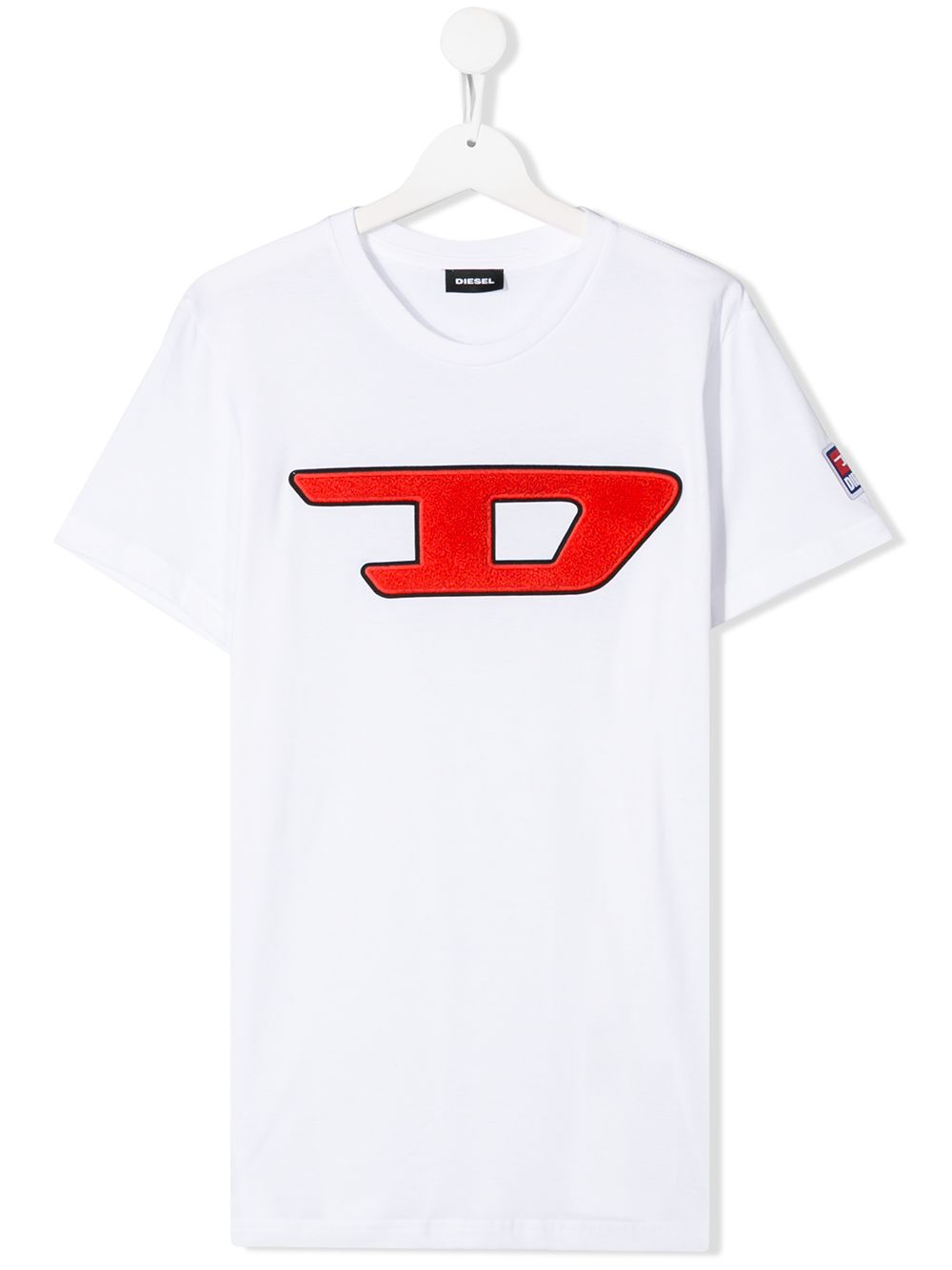фото Diesel kids футболка с нашивкой-логотипом