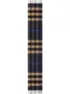Image 2 of Burberry Check Cashmere Scarf