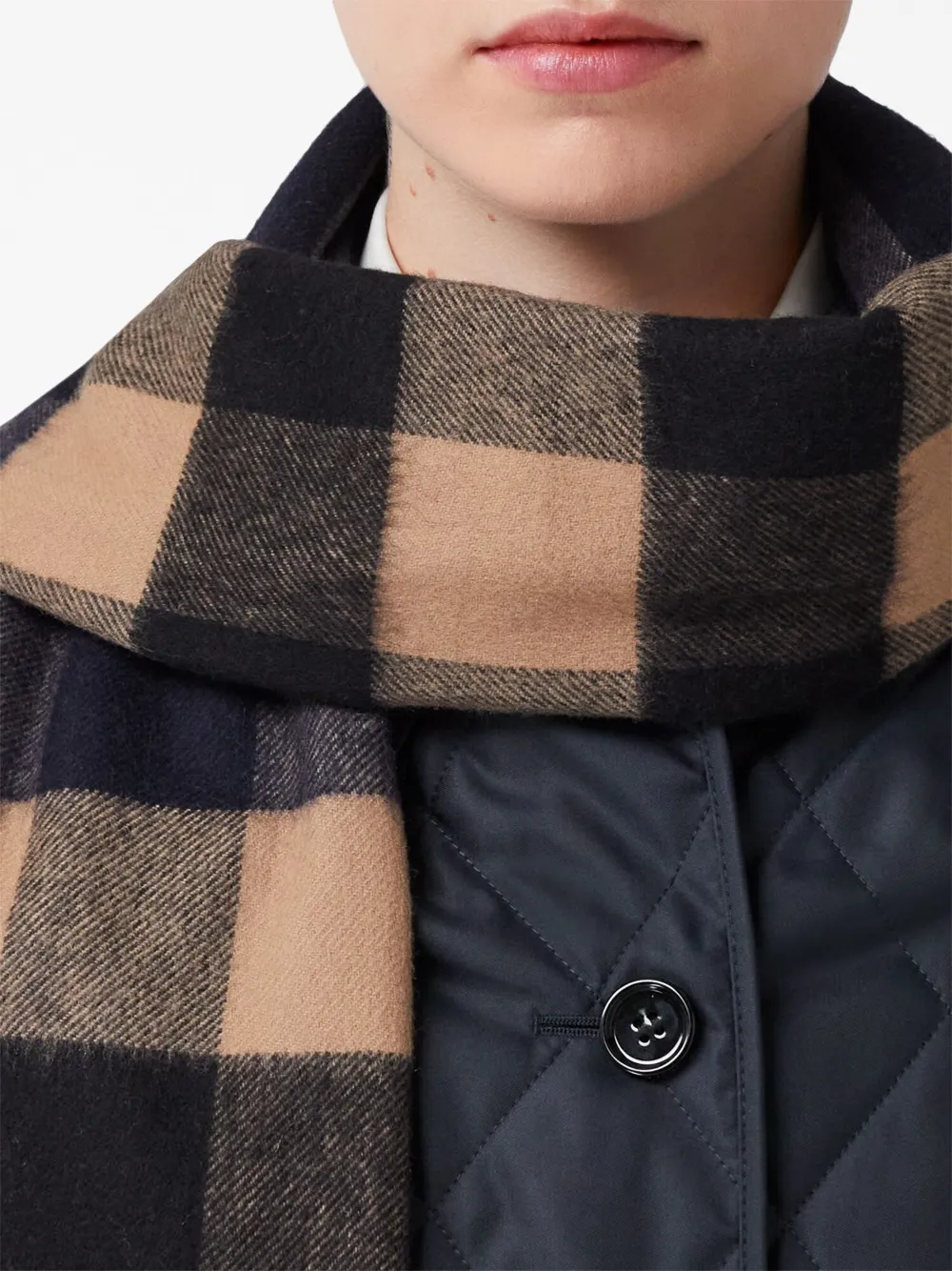 Burberry Check Cashmere Scarf Farfetch