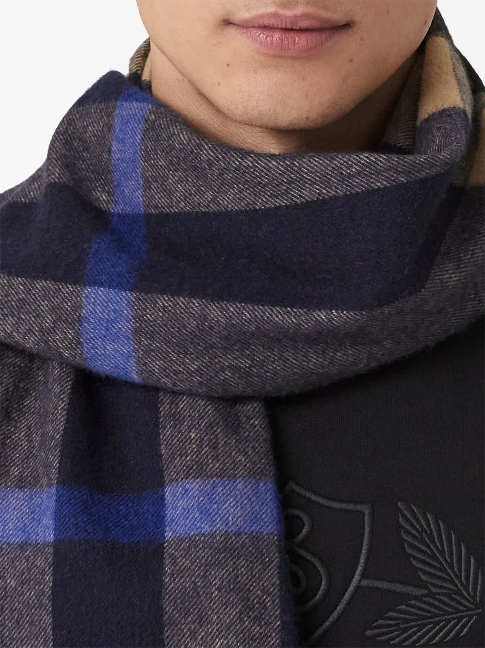 Burberry Check Cashmere Scarf Farfetch
