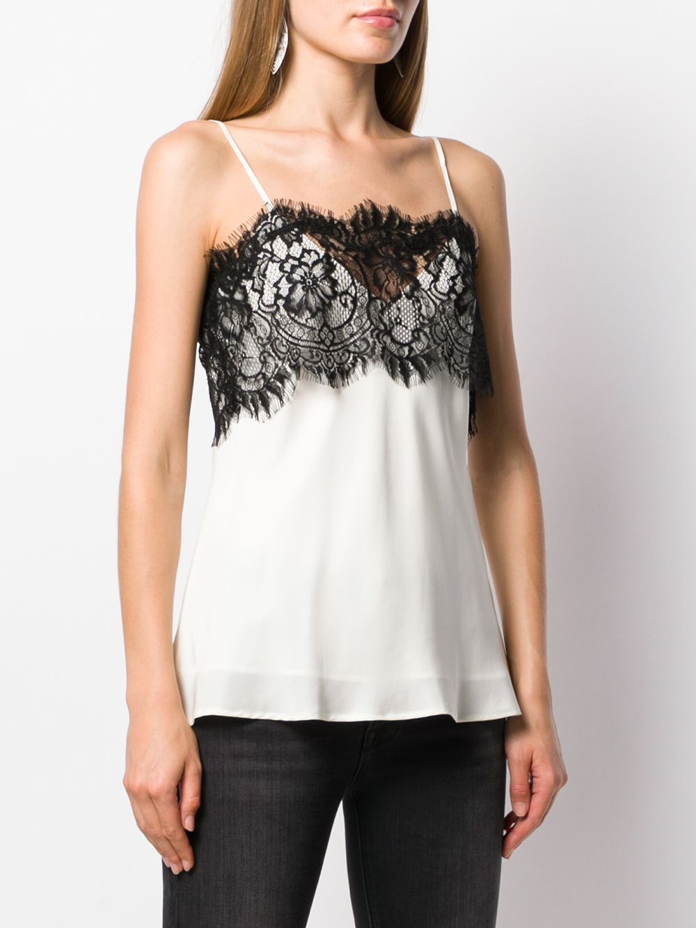 Gold Hawk Lace Detail Camisole Top - Farfetch