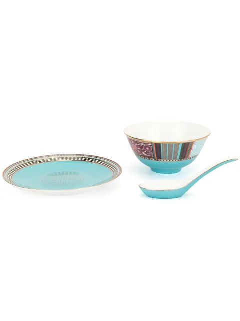 Shanghai Tang Mongolian nomad print tableware set
