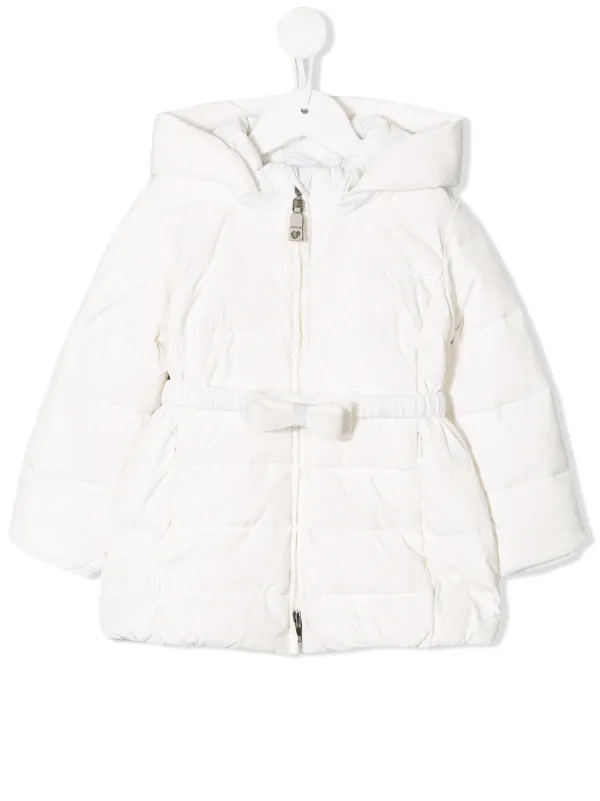 quilted down coat