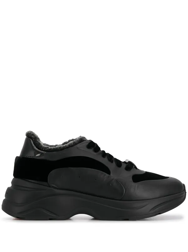 sherpa lined slip on sneakers