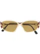 الصورة 1 من Yves Saint Laurent Pre-Owned نظارة شمسية مربعة بعدسات ملونة 1980