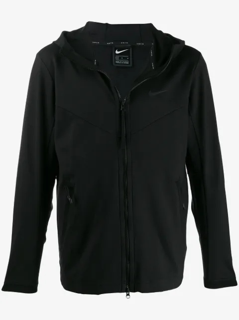 Nike hooded jersey jacket