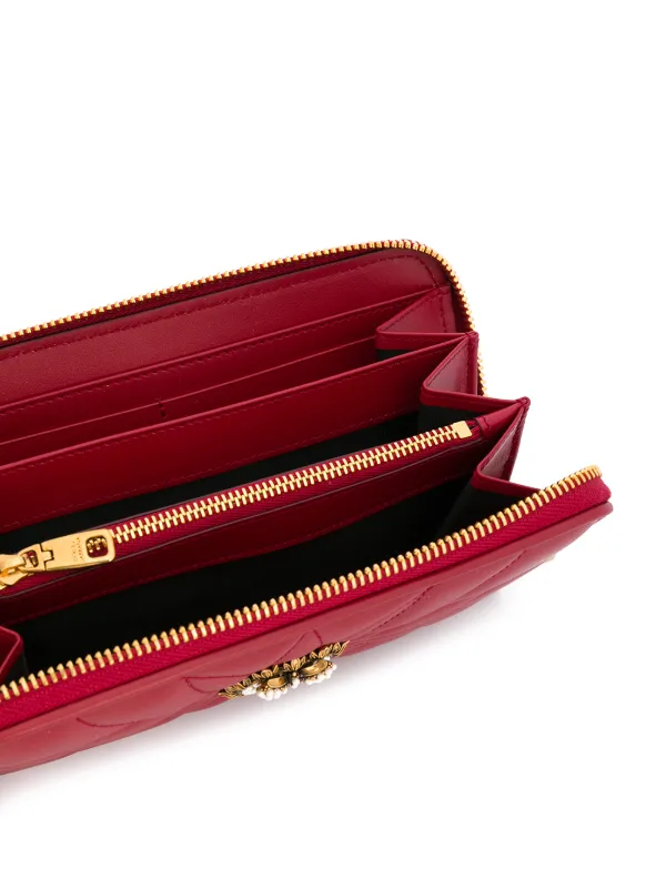 Dolce & Gabbana Devotion キルティング スモール ウォレット Dolce & Gabbana ドルチェ＆ガッバーナ Devotion ファスナー財布