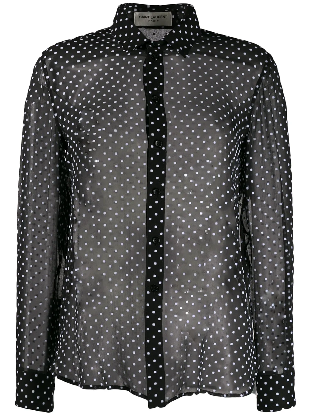 Saint Laurent Gepunktetes Oberteil 62373 rUveE Saint Laurent Gepunktetes Oberteil 62373 rUveE
