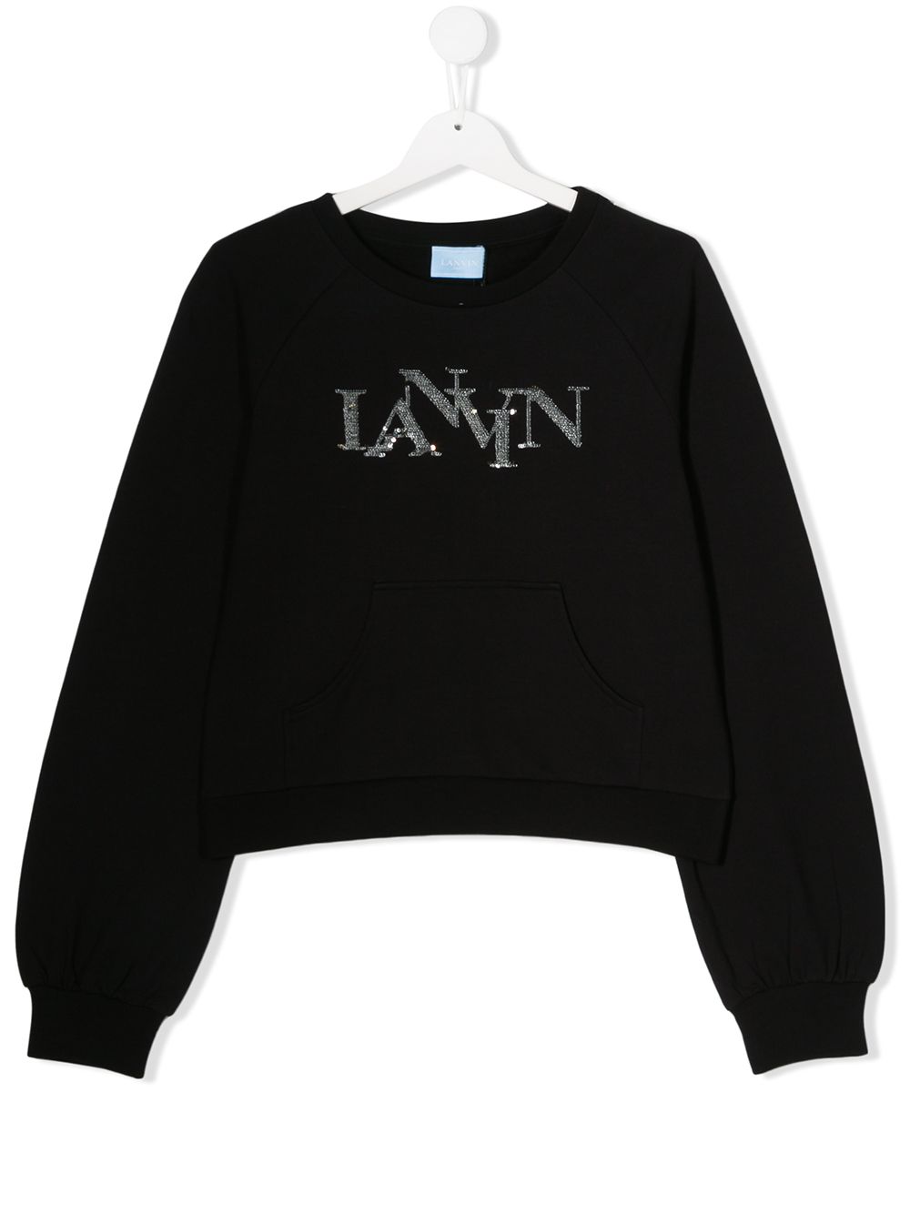 фото LANVIN Enfant толстовка с логотипом из пайеток