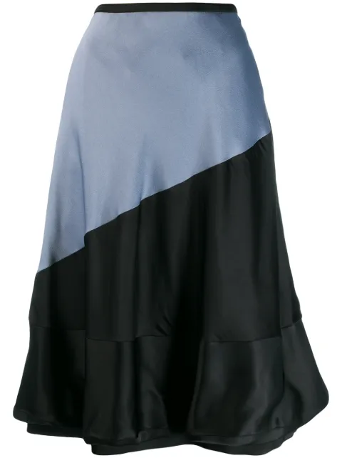 LOEWE colour-block balloon skirt