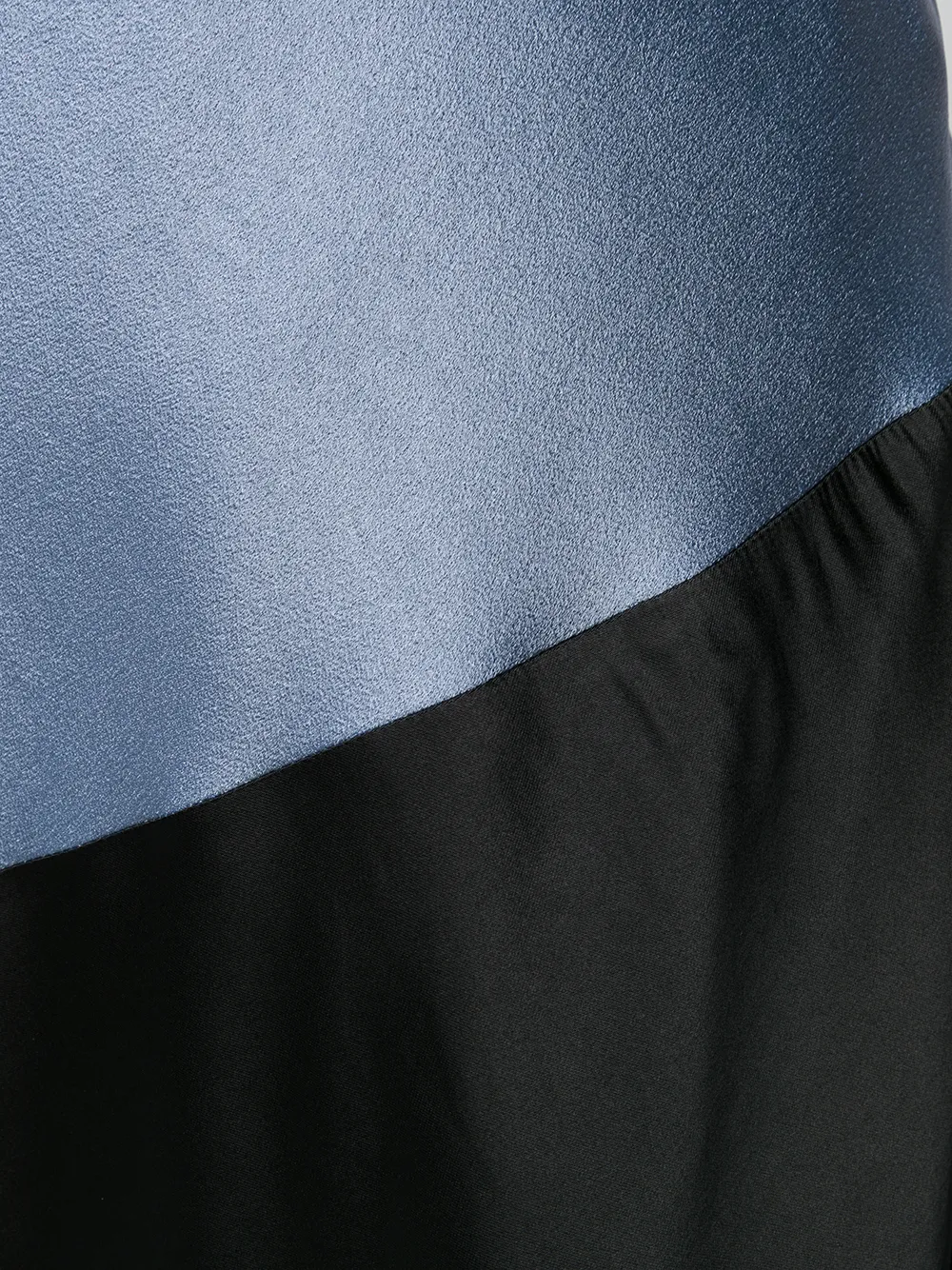 LOEWE Rok met colourblocking Grijs