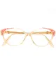 الصورة 1 من Yves Saint Laurent Pre-Owned نظارة قراءة بتصميم عين قطة 1980