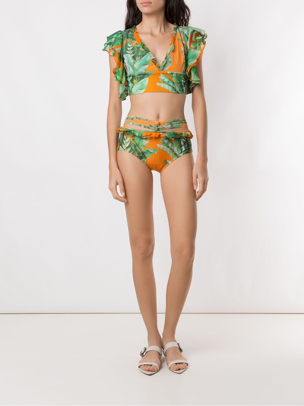 Amir Slama Bikini met print - Groen