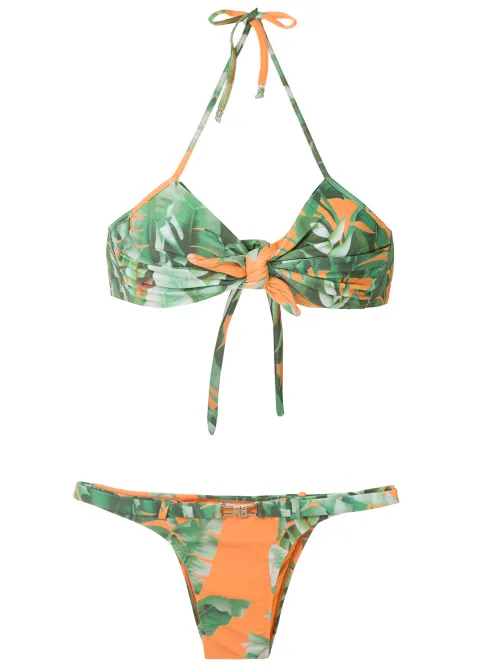 Amir Slama bikini à fleurs - Vert - Amir Slama - Modalova
