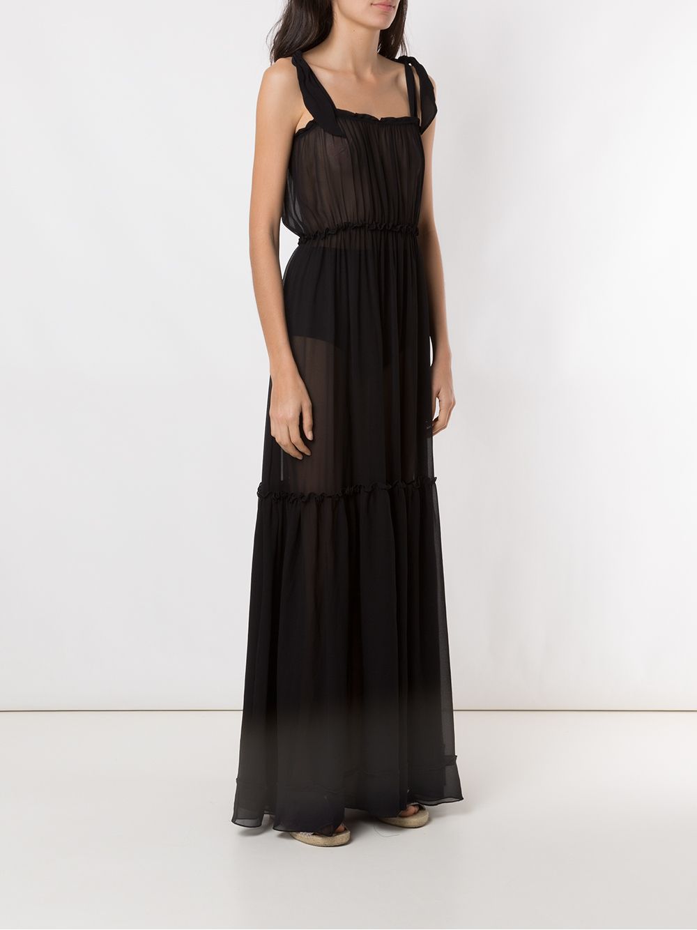 Amir Slama Silk Maxi Dress - Farfetch