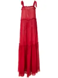 Amir Slama silk maxi dress - Red