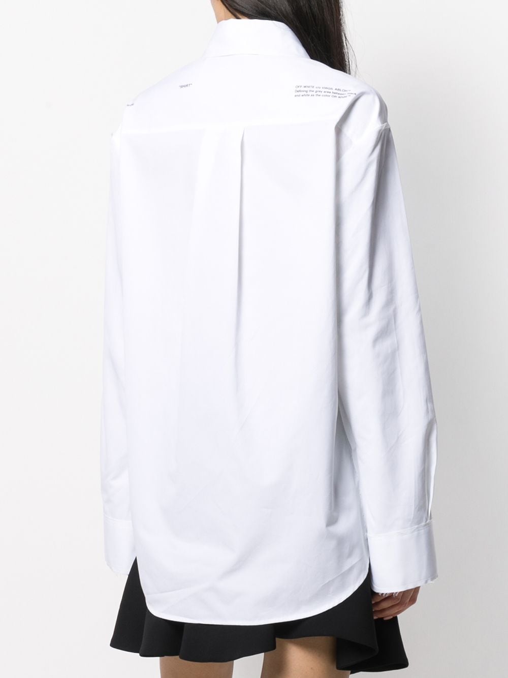 фото Off-white рубашка с двухслойными рукавами