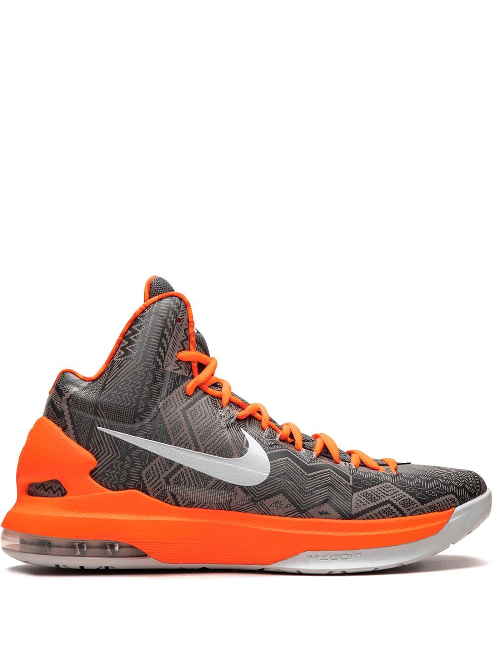 Shop orange Nike KD 5 BHM sneakers with 