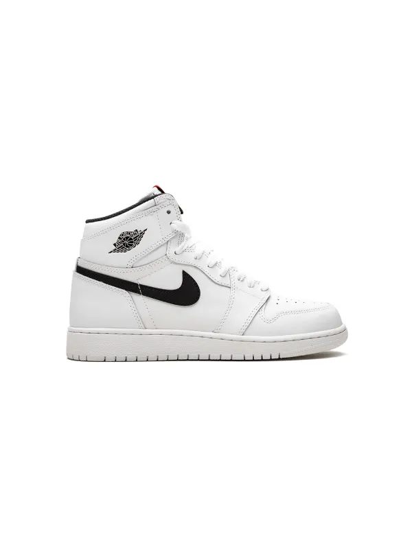air jordan 1 retro high og bg black white