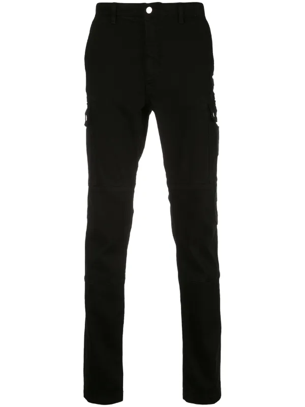 black slim fit cargo pants