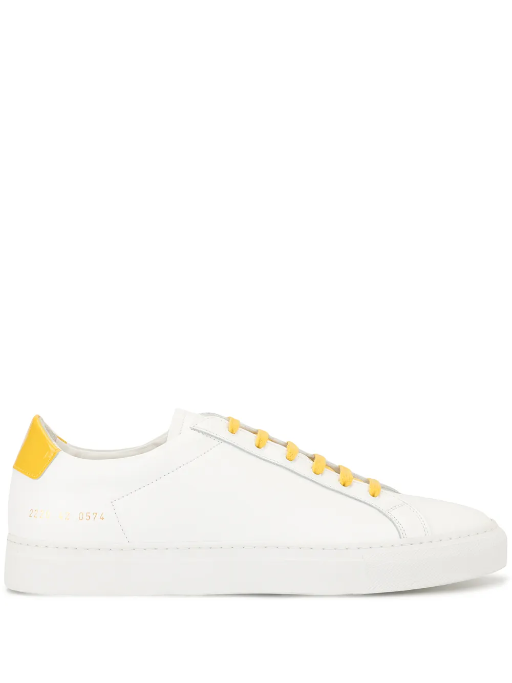 Common Projects contrast shoelace sneakers White