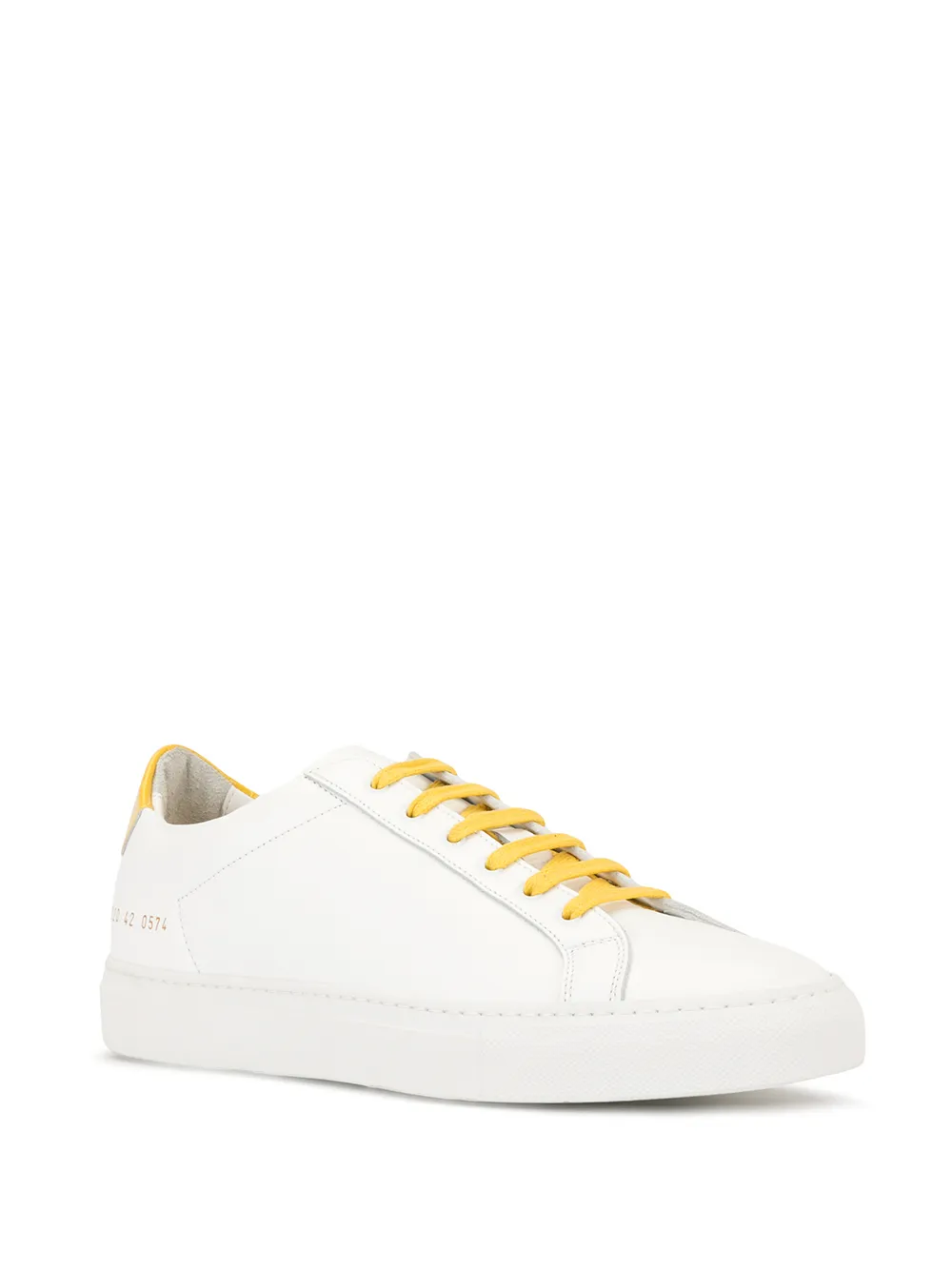 Common Projects contrast shoelace sneakers White