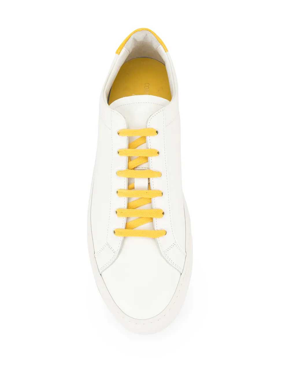 Common Projects contrast shoelace sneakers White