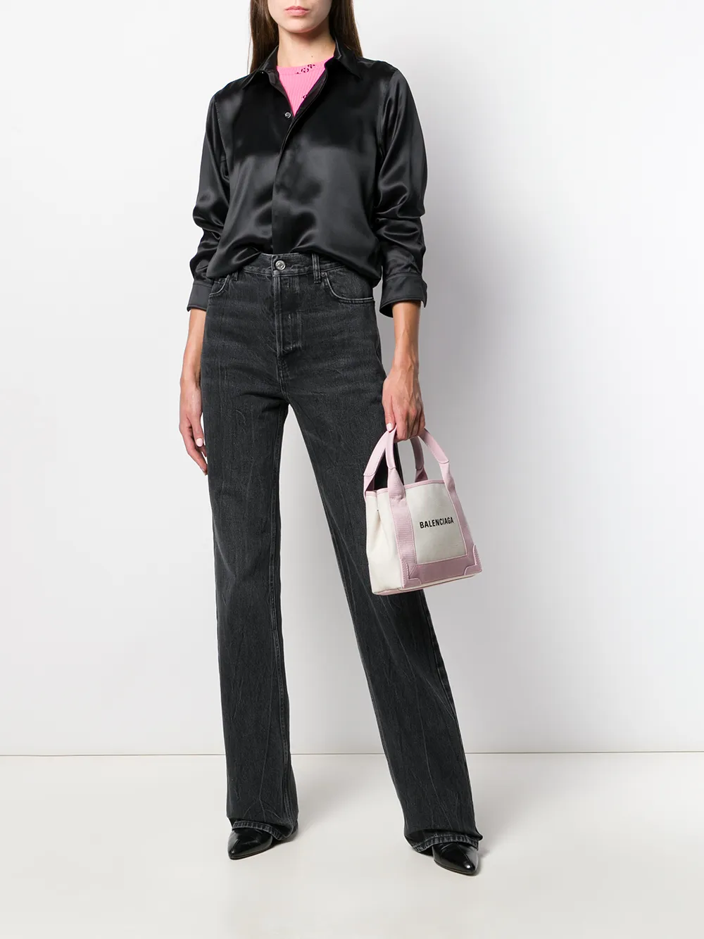  Balenciaga Klassisches Hemd   Schwarz 