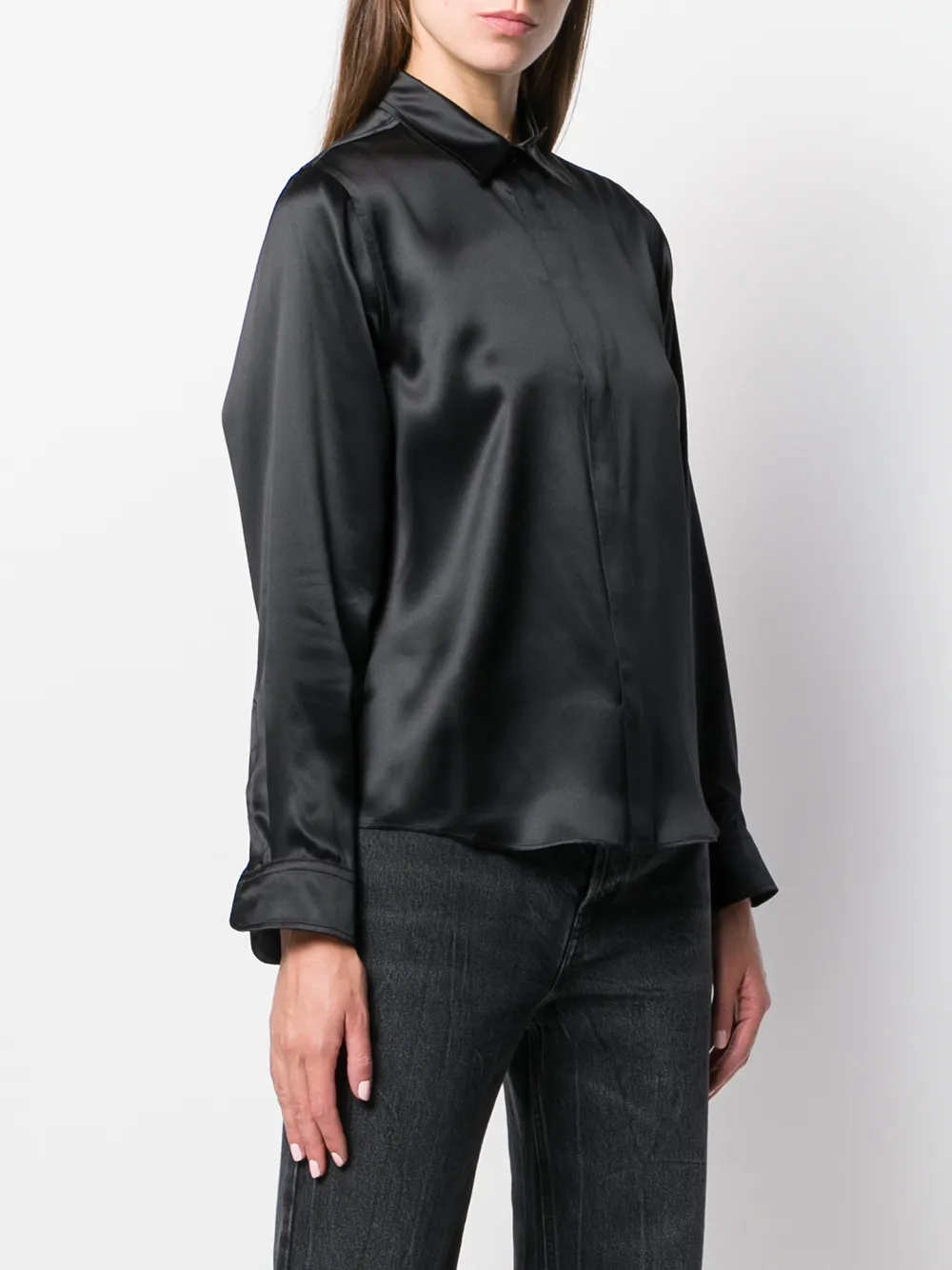  Balenciaga Klassisches Hemd   Schwarz 