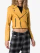 Lot Lthr Jaqueta biker Isabella de couro