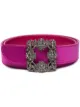 Image 1 of Manolo Blahnik Hangisi crystal buckle belt