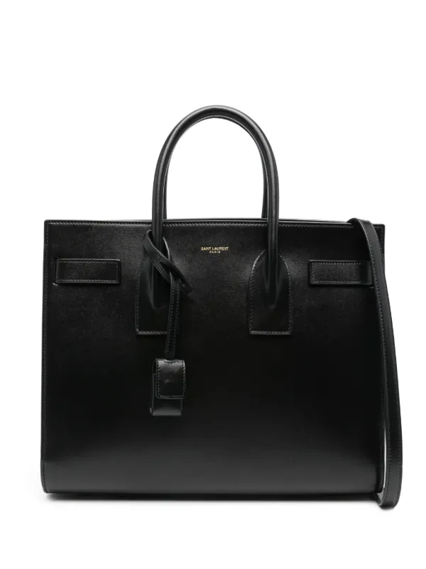 Saint Laurent Small Sac De Jour Tote Bag Black FARFETCH EG