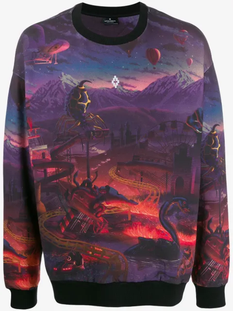 COUNTY OF MILAN sudadera estampada Fantasy