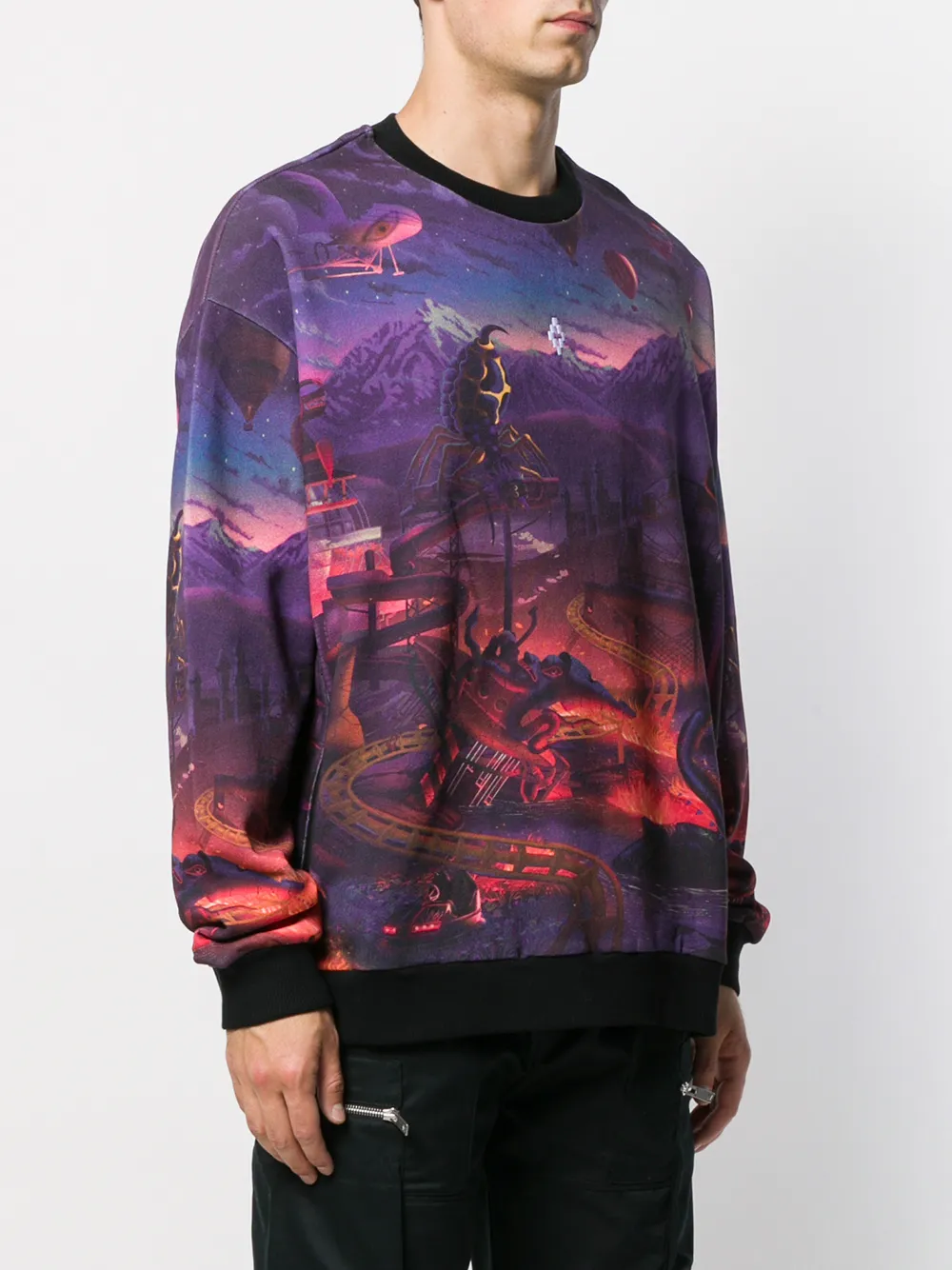  County Of Milan 'fantasy' Sweatshirt   Violett 