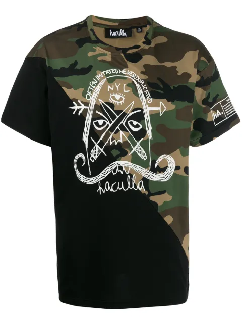 Haculla stitched panel T-shirt