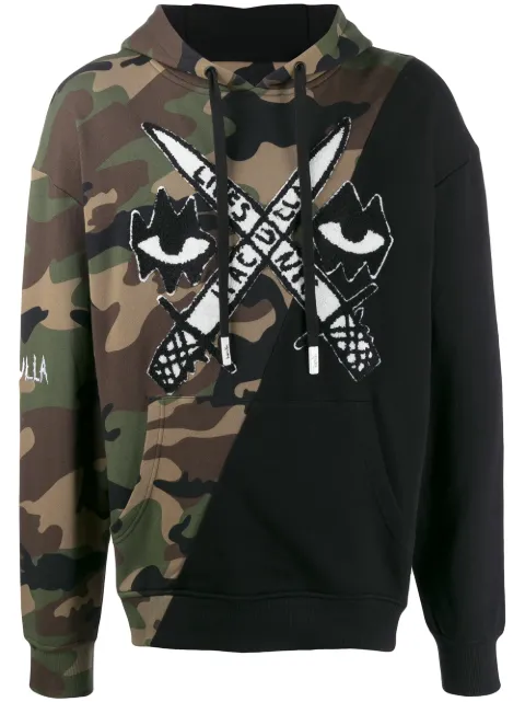 Haculla printed cotton hoodie