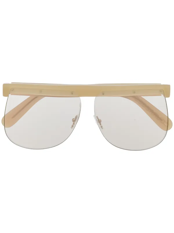 Courrèges Eyewear Lunettes De Soleil à Monture Oversize Courrèges Eyewear Lunettes De Soleil à Monture Oversize