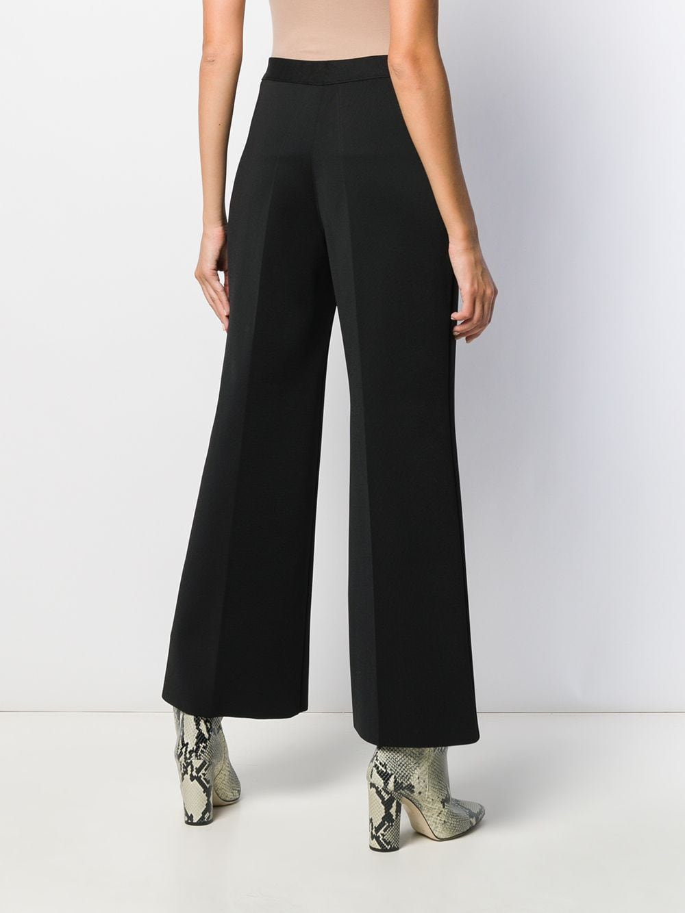 фото Givenchy расклешенные брюки с плетеной отделкой