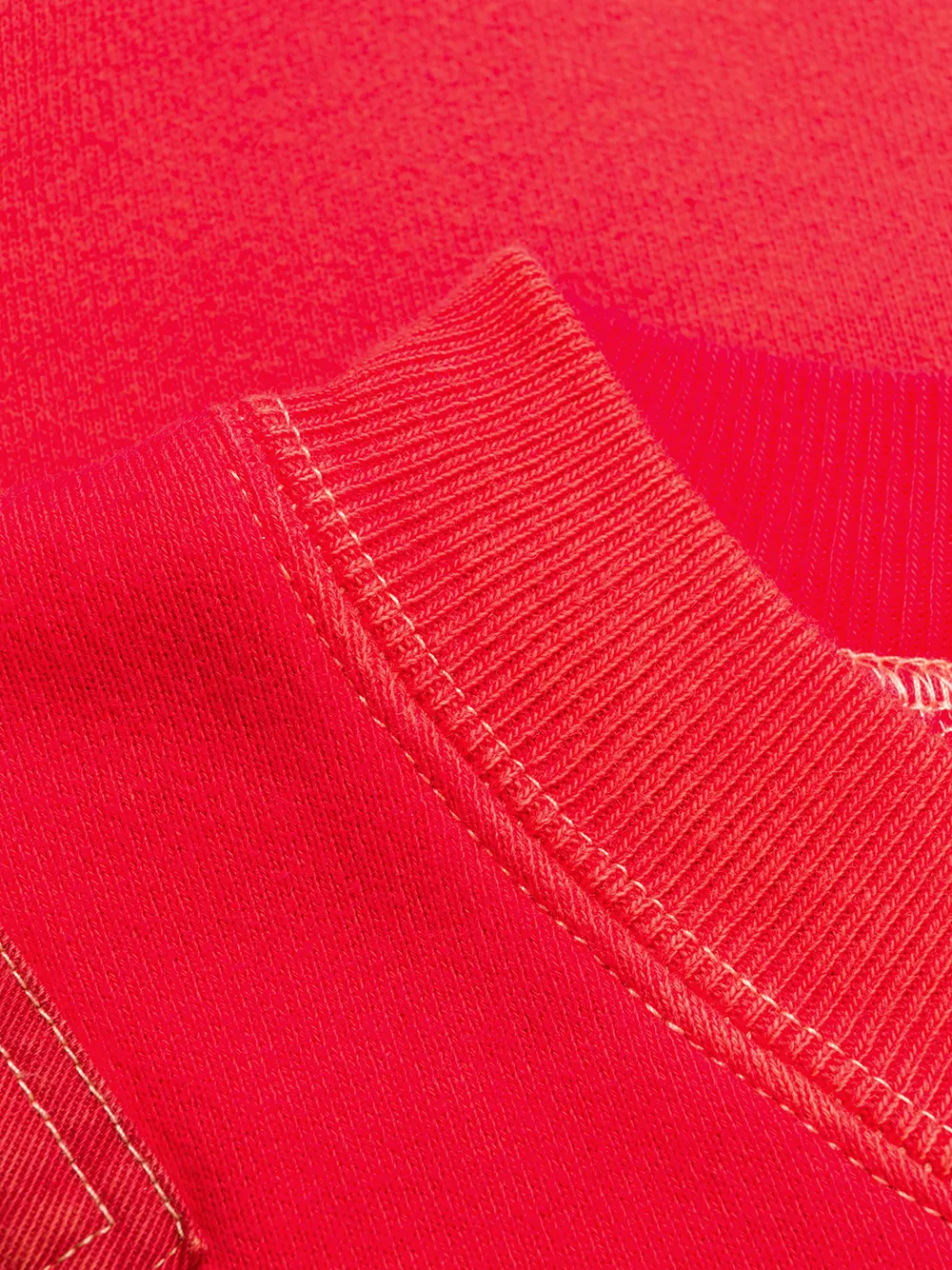 stitched logo sweatshirt