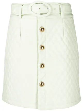 House Of Sunny Quilted Mini Skirt Farfetch