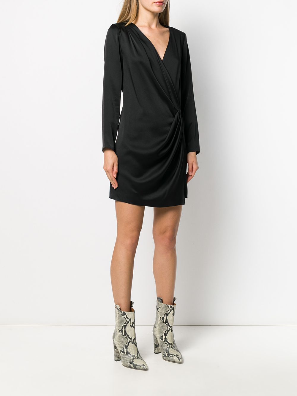 Vanessa Bruno Wrap v neck Dress Farfetch