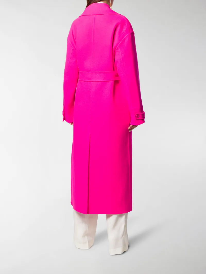 Jacquemus Sabe belted trench coat pink 