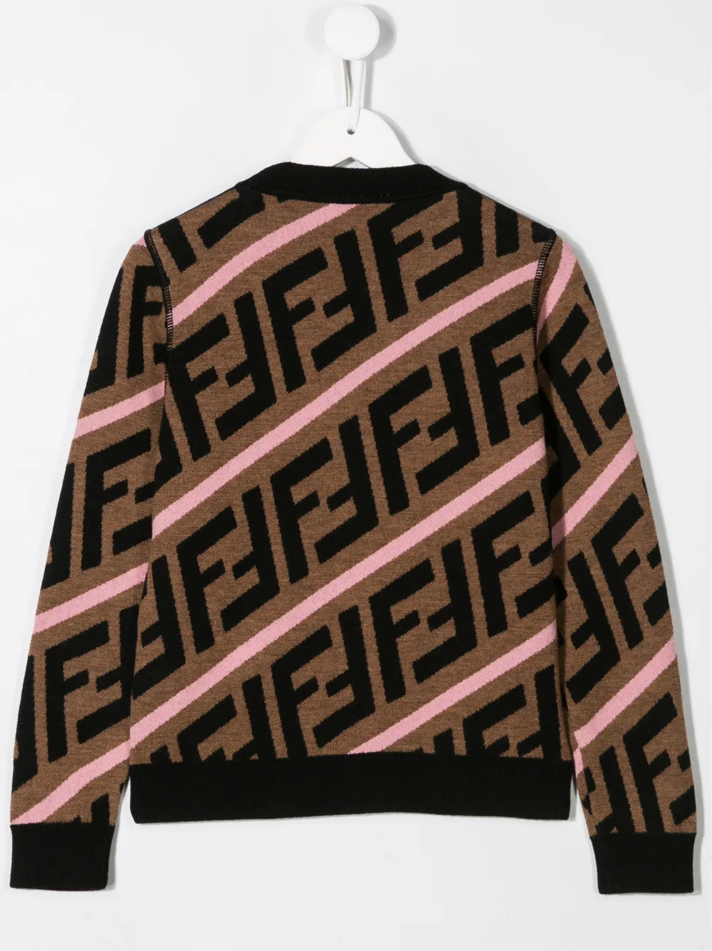 Fendi Kids Logo Cardigan Farfetch Fendi Kids Logo Cardigan Farfetch