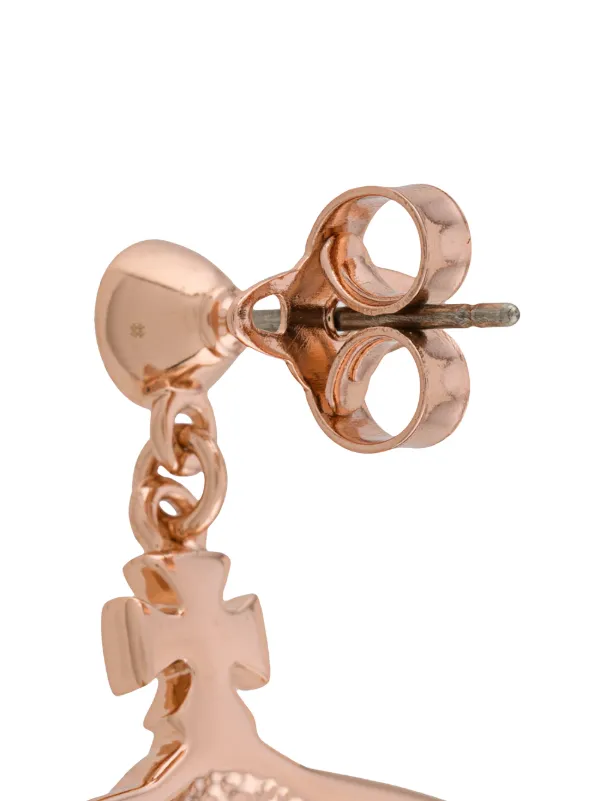 Vivienne Westwood Bas Relief Drop Earrings | Pink | FARFETCH MY