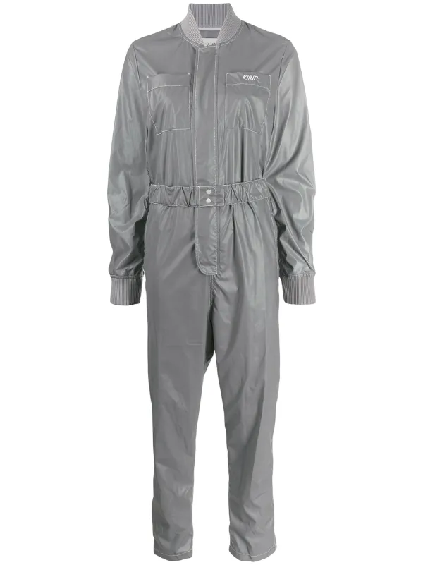 white fitted jumpsuit