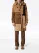Burberry 패널 더플 코트