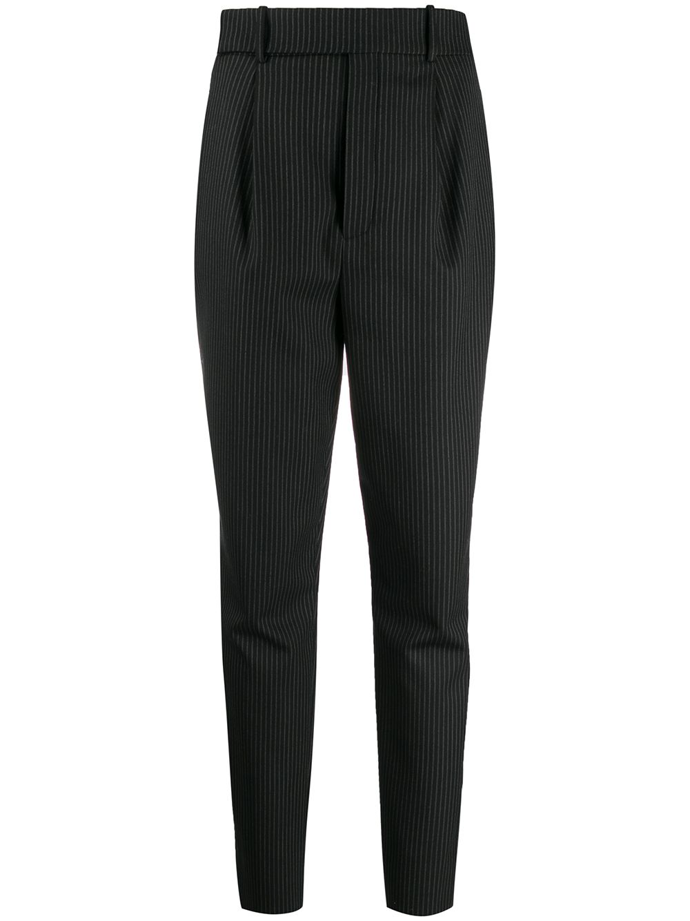 Saint Laurent Slim Fit Pinstripe Trousers - Farfetch