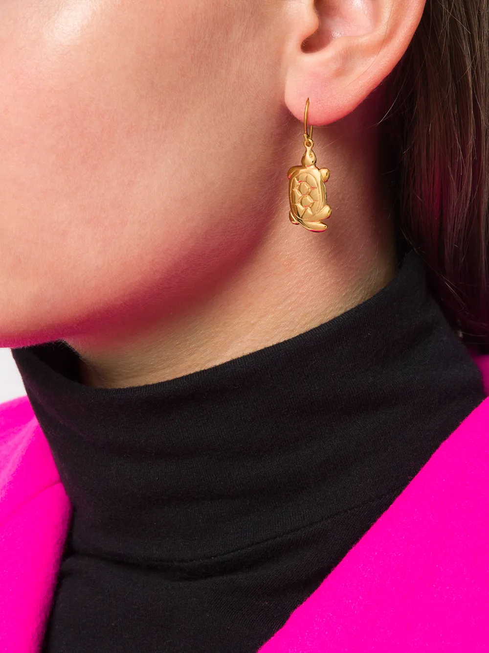 Aurelie Bidermann Oorbel met hanger - Goud