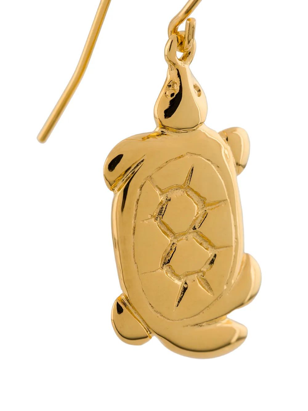 Aurelie Bidermann Turtle Pendant Earring In Gold